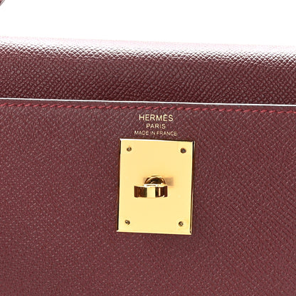 Hermes Epsom Kelly Sellier 28 Rouge H 6 of 11