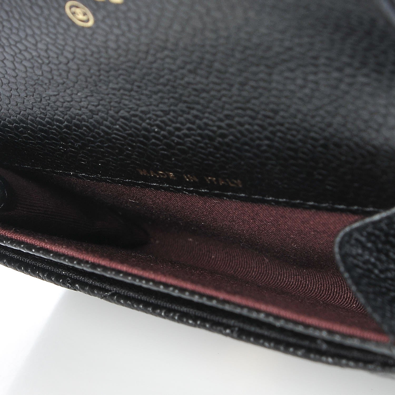 Chanel Caviar Quilted Flap Card Holder Black 5 of 8