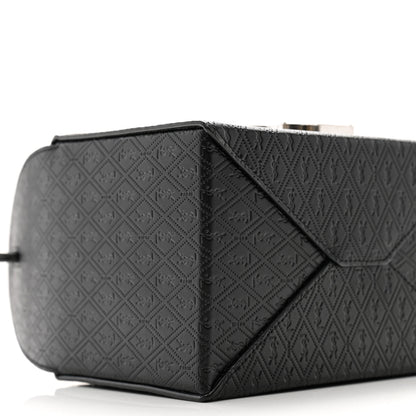 Saint Laurent Calfskin Monogram Take Away Box Black 8 of 10