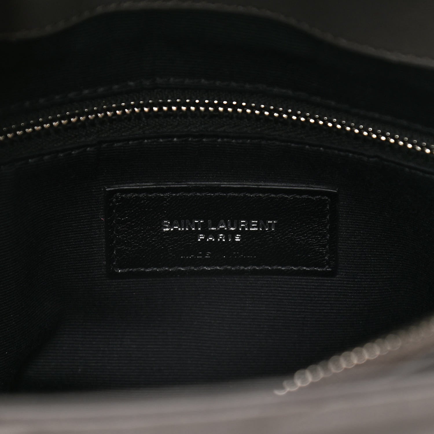 Saint Laurent Calfskin Y Quilted Monogram Medium Loulou Chain Satchel Earth 10 of 17