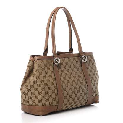 Gucci Monogram Old Libeccio Miss GG Tote Beige Ebony Light Brown 3 of 11