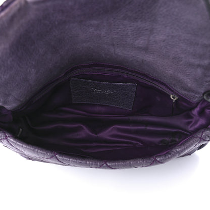 Chanel Glazed Calfskin Stitched On The Road Flap Purple 5 of 12