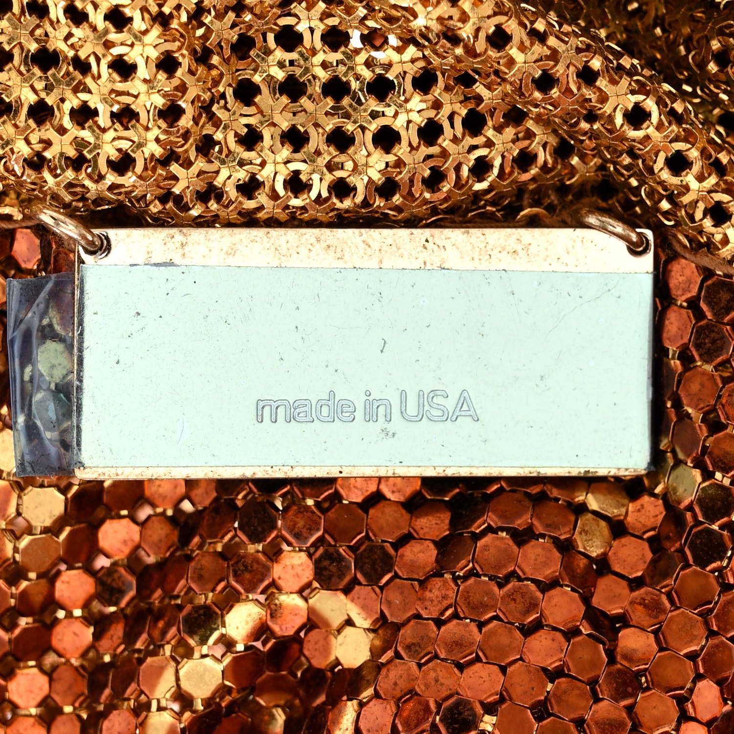 Louis Vuitton Monogram Mesh Metal Frances Gold 7 of 12