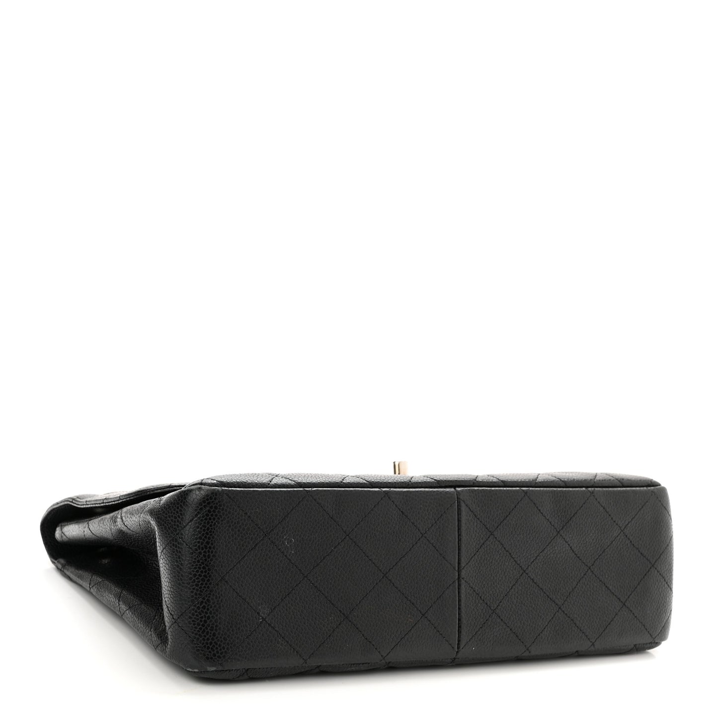 Caviar Quilted Jumbo Single Flap Black