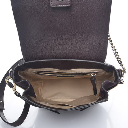 Chloe Suede Calfskin Small Faye Backpack Carbon Brown 5 of 7