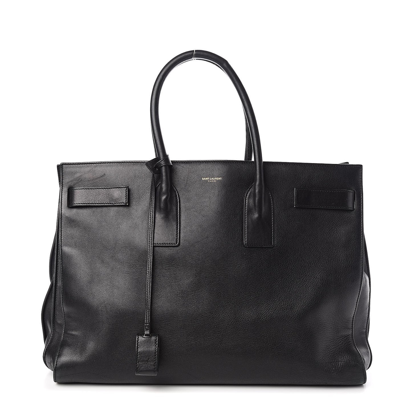 Calfskin Large Sac De Jour Carryall Black