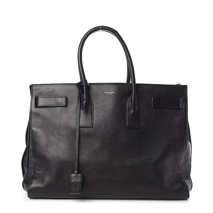Saint Laurent Calfskin Large Sac De Jour Carryall Black 1 of 20