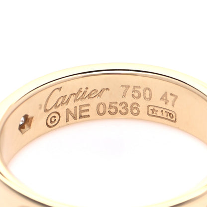 Cartier 18K Yellow Gold Diamond 4mm LOVE Wedding Band Ring 47 4 4 of 4
