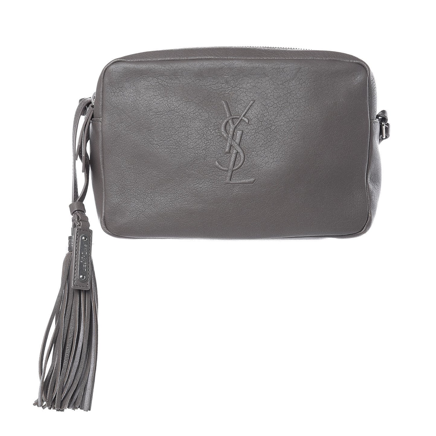 Lambskin Monogram Small Lou Camera Bag Asphalt