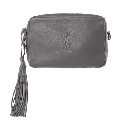 Saint Laurent Lambskin Monogram Small Lou Camera Bag Asphalt 1 of 12