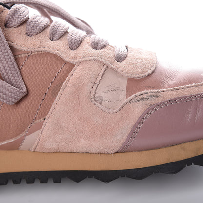 Valentino Garavani Nappa Fabric Suede Camouflage Womens Rockrunner Sneakers 39 Multicolor 13 of 15