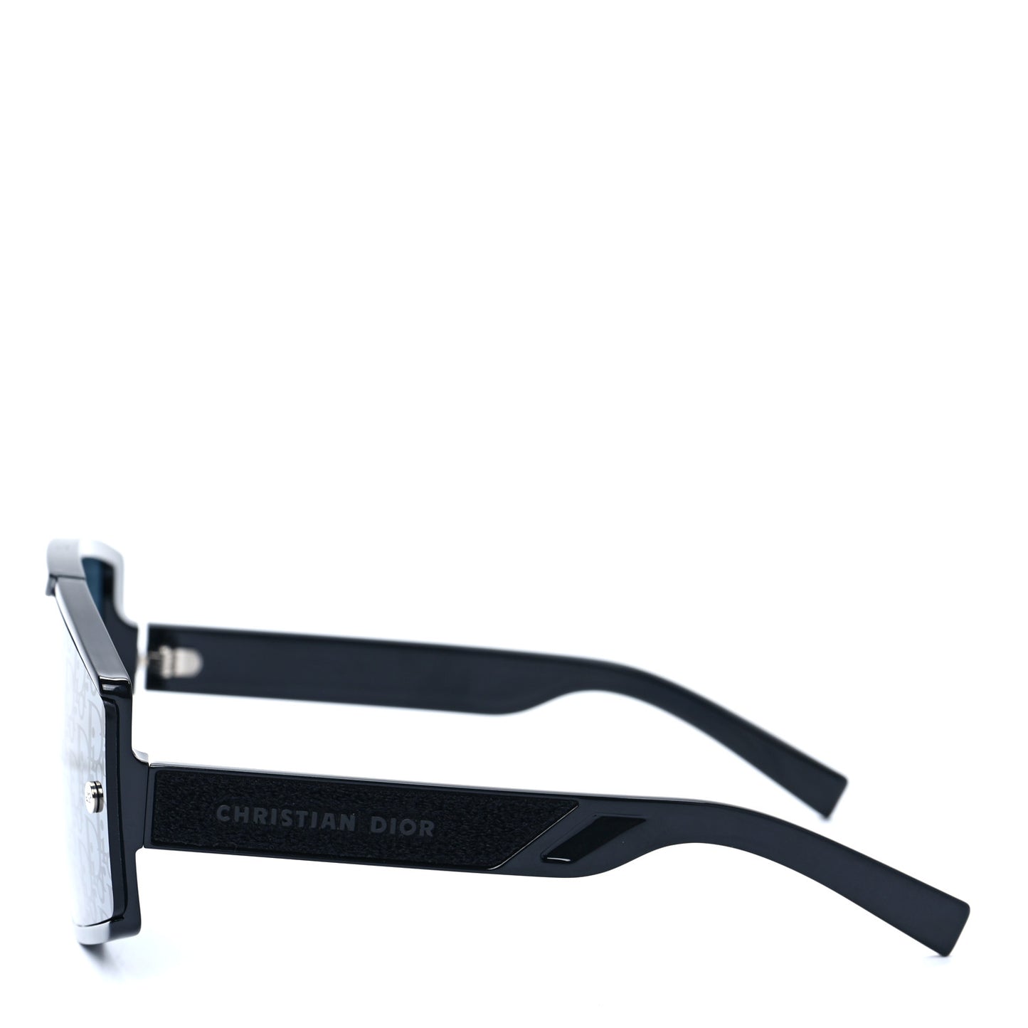 Acetate Diorxtrem MU Oblique Mask Sunglasses Black