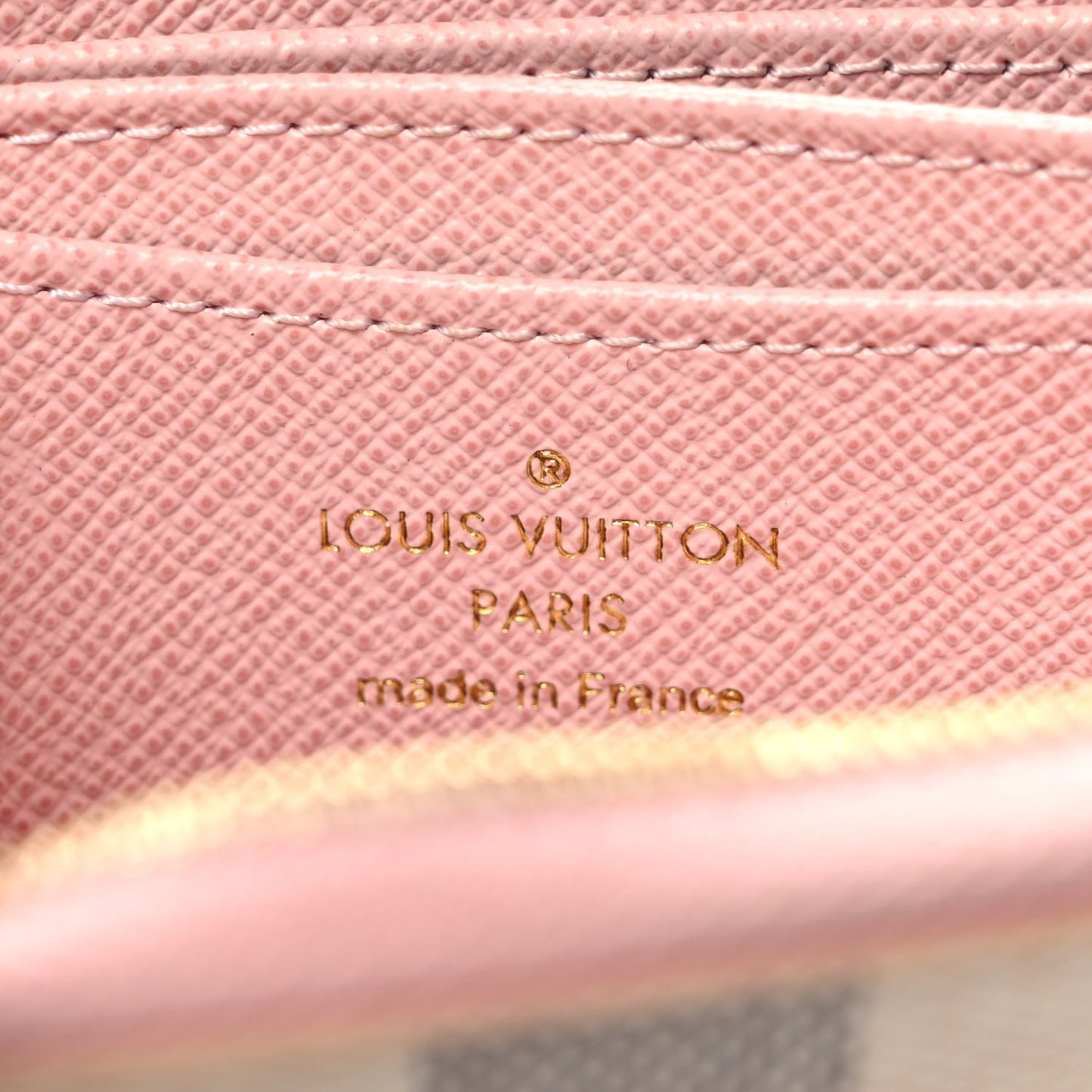 Damier Azur Zippy Coin Purse Rose Ballerine
