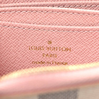 Louis Vuitton Damier Azur Zippy Coin Purse Rose Ballerine 6 of 7