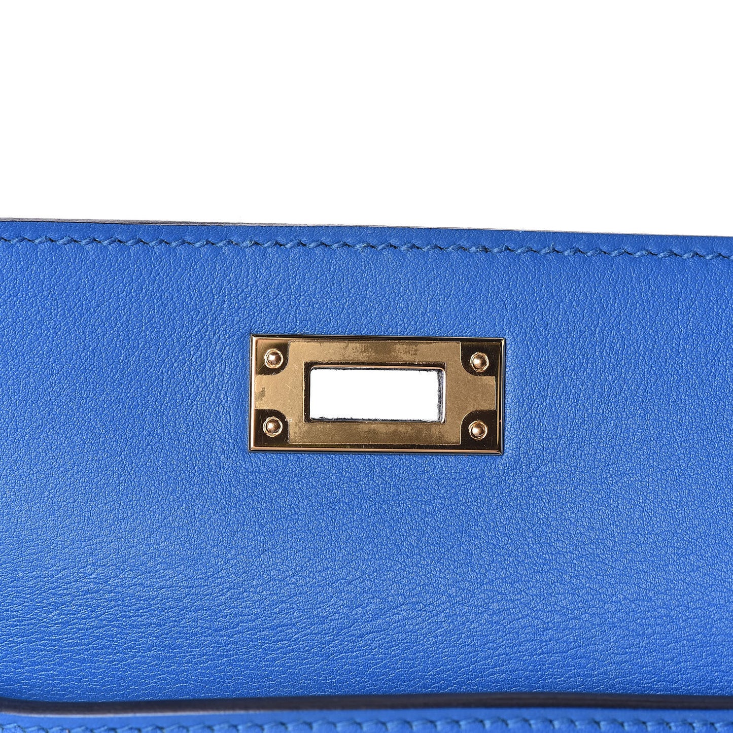 Swift Kelly Cut Clutch Pochette Bleu Zanzibar