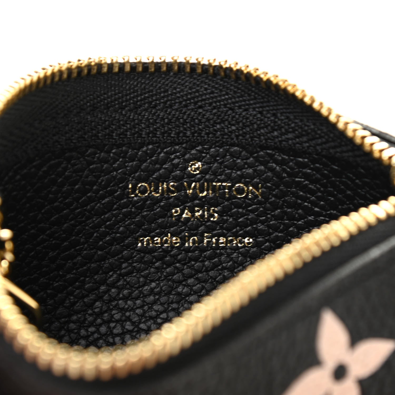Louis Vuitton Empreinte Monogram Giant Key Pouch Black Beige 6 of 7