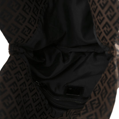 Fendi Zucchino Baguette Tote Black Moro 5 of 9