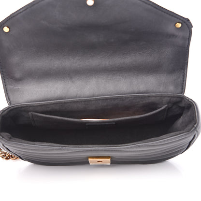 Louis Vuitton Calfskin New Wave Chain MM Black 4 of 11