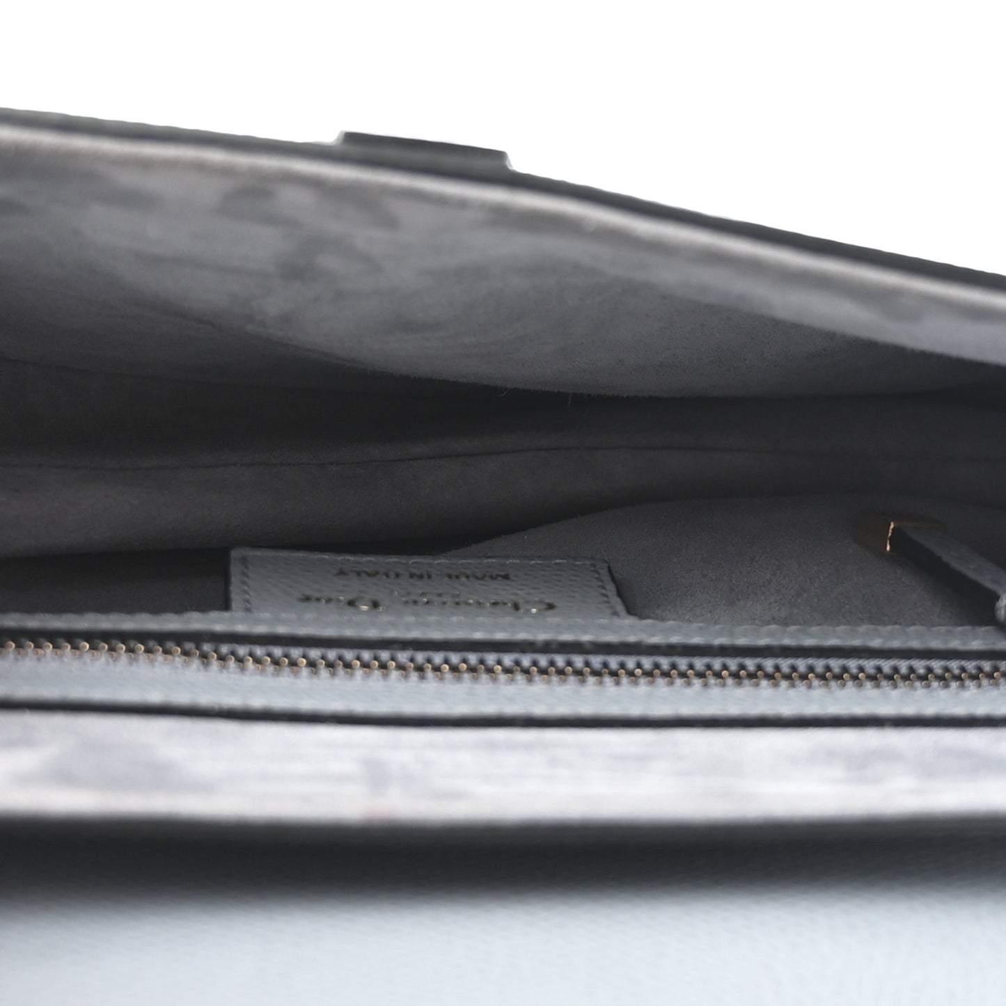 Grained Calfskin Saddle Bag Sky Blue