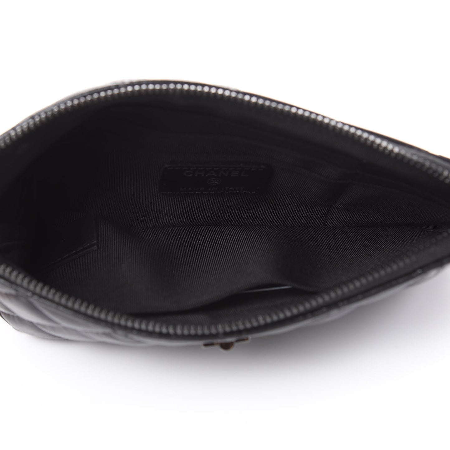 Aged Calfskin Quilted Medium Reissue Cosmetic Case So Black