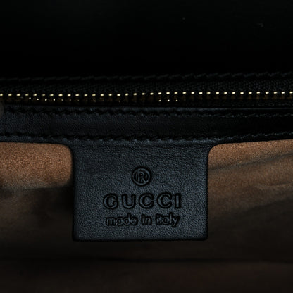 Gucci Calfskin Small Sylvie Shoulder Bag Black 6 of 9