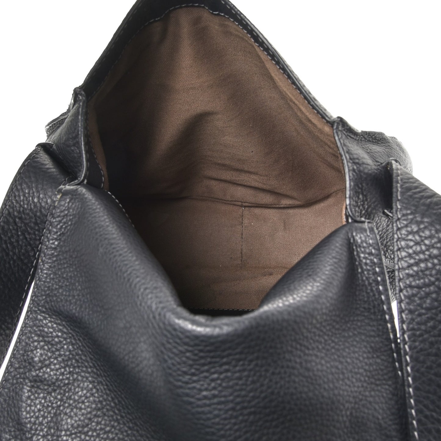 Calfskin Medium Marcie Round Crossbody Bag Black