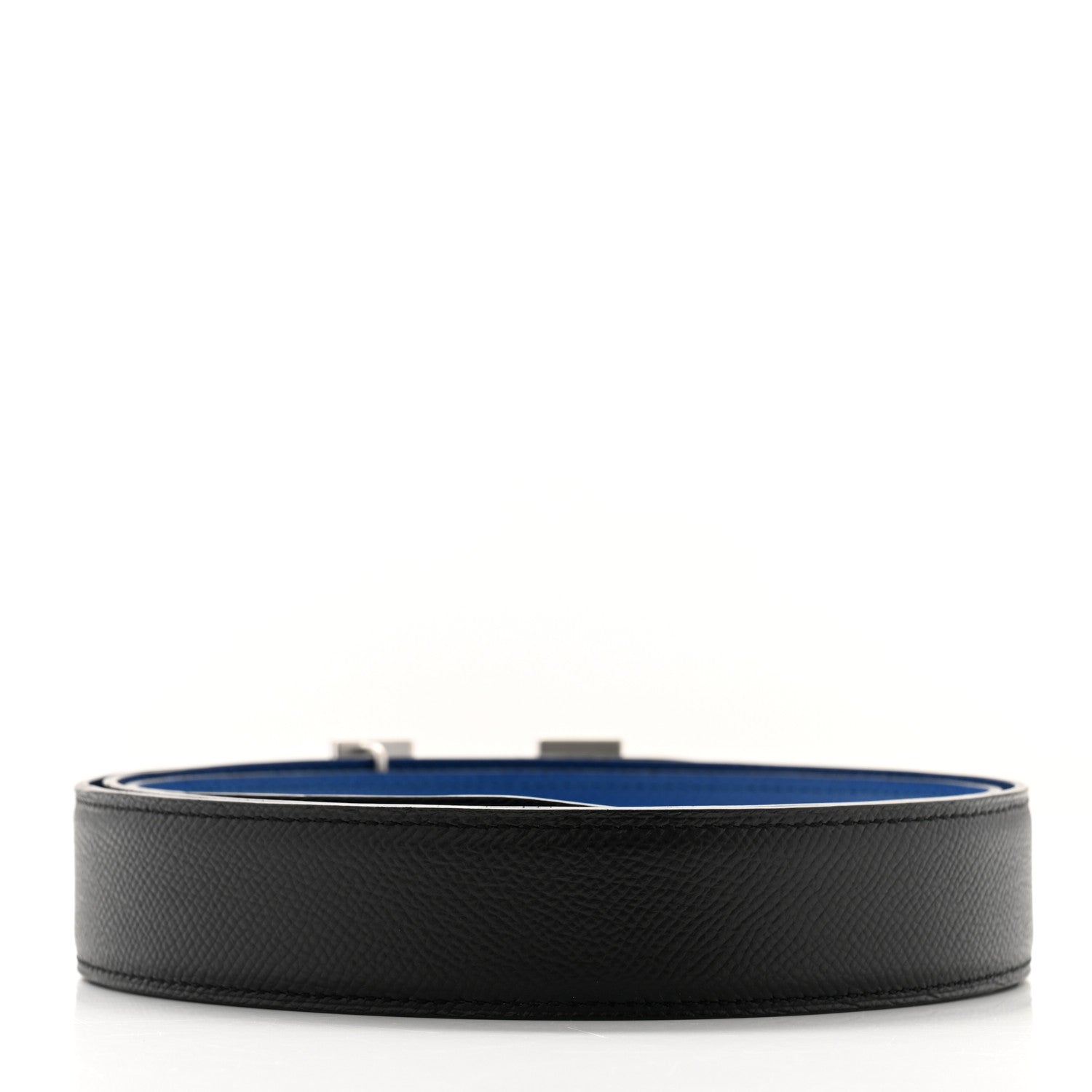 Hermes Epsom 38mm Constance H Belt 110 Black Bleu Zellige 2 of 8