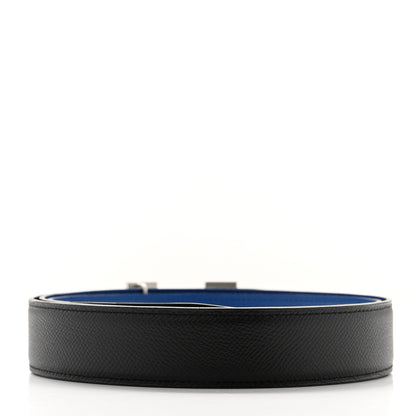 Hermes Epsom 38mm Constance H Belt 110 Black Bleu Zellige 2 of 8