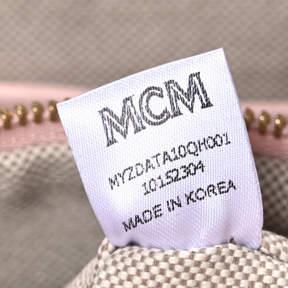 MCM Visetos Medium Crossbody Pouch Soft Pink 7 of 10