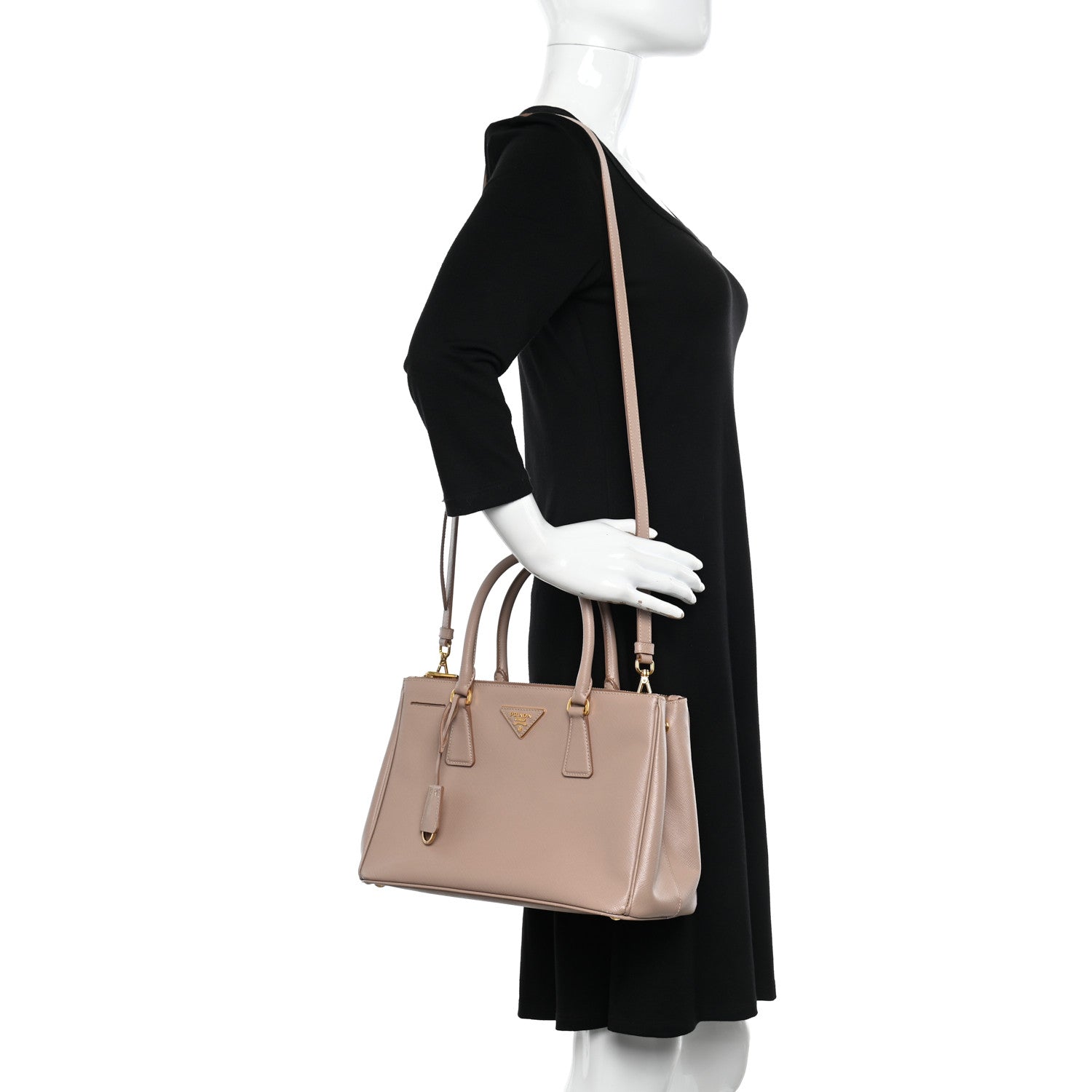 Prada Saffiano Medium Galleria Double Zip Tote Cammeo 2 of 12