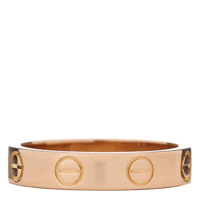 Cartier 18K Pink Gold 3.5mm LOVE Wedding Band Ring 48 4.5 3 of 4