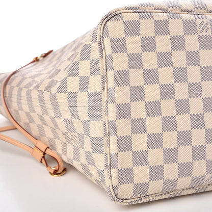 Louis Vuitton Damier Azur Neo Neverfull GM Rose Ballerine 6 of 11