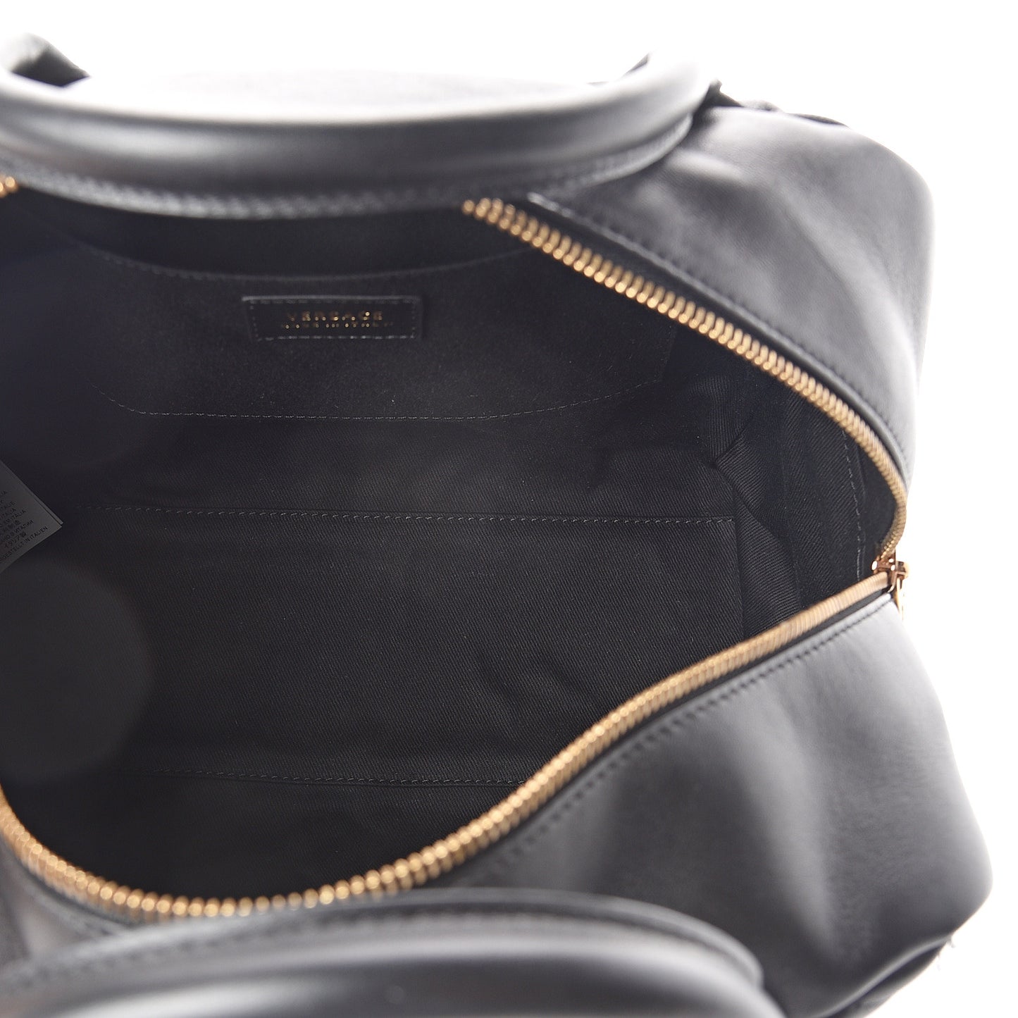 Nappa Quilted Barocco Print Icon Bowler Black