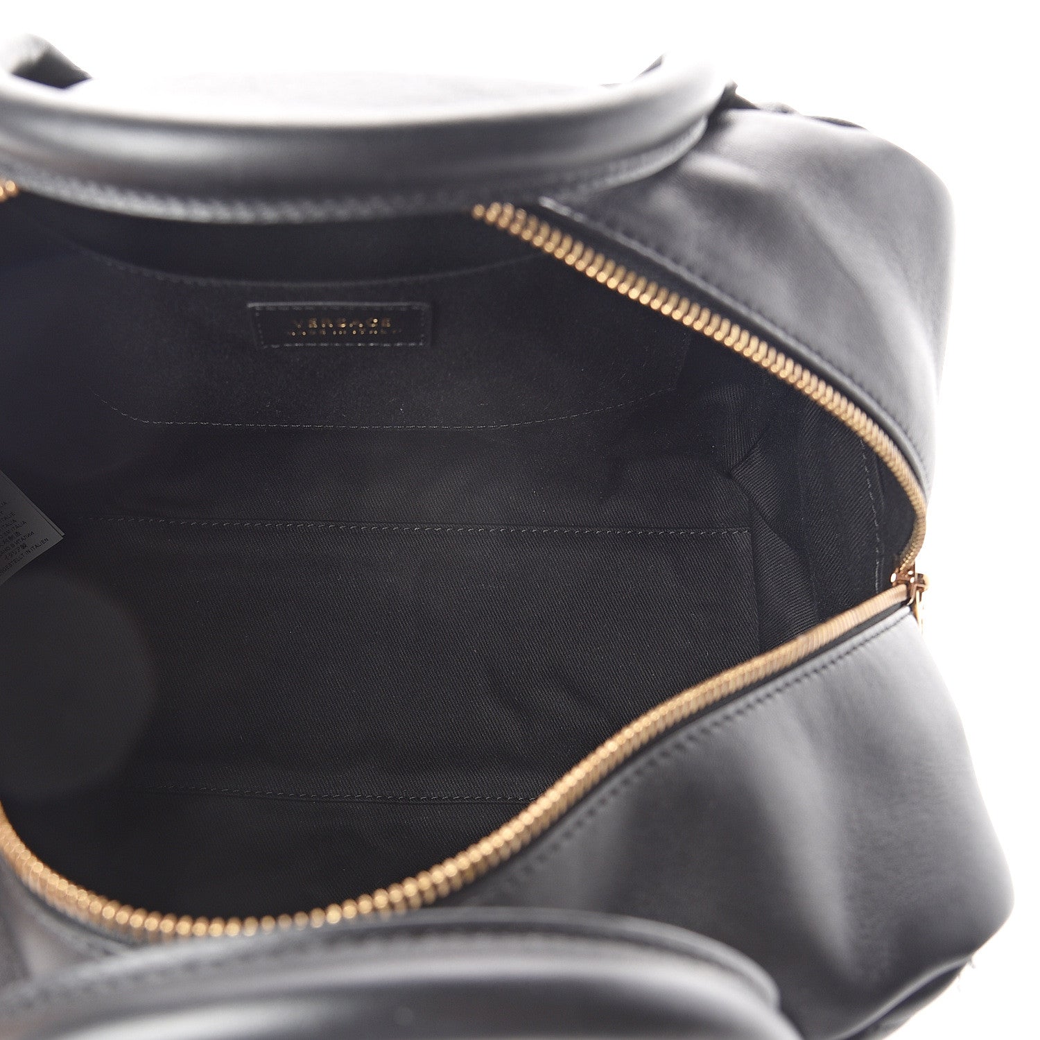 Versace Nappa Quilted Barocco Print Icon Bowler Black 4 of 8
