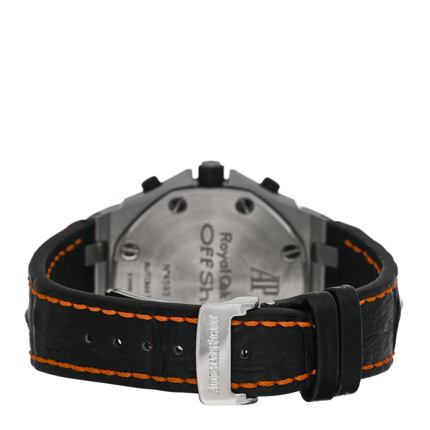 Audemars Piguet Stainless Steel Alligator 42mm Royal Oak Offshore Chronograph Automatic Watch Orange 26170ST.OO.D101CR.01 3 of 5