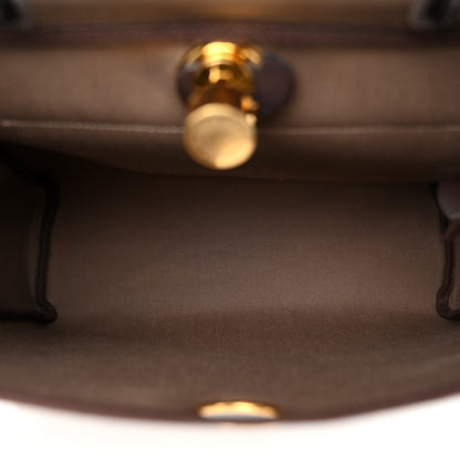 Hermes Vache Hunter Toile Herbag Zip Retourne 31 PM  Etoupe Ebene 6 of 11