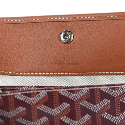 Goyard Goyardine Reversible Anjou PM Burgundy 7 of 14