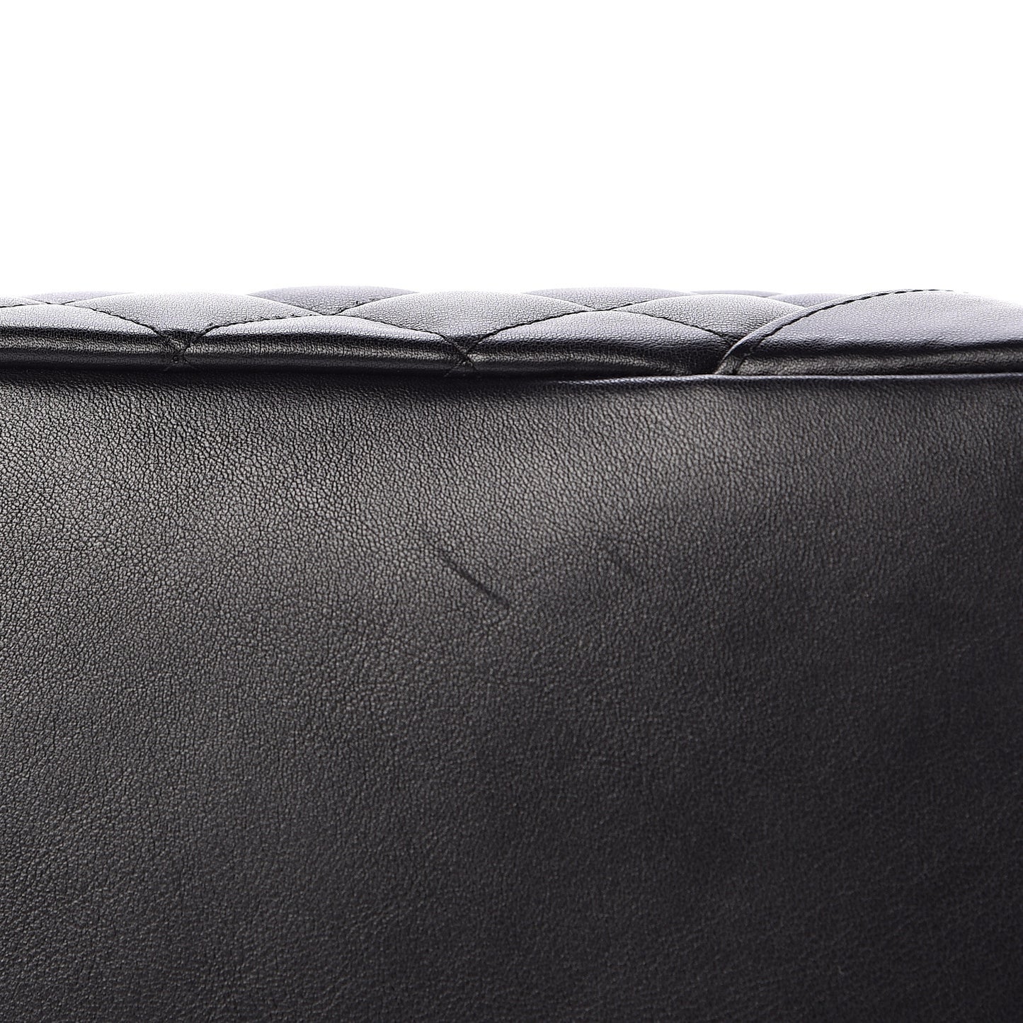 Calfskin Quilted Medium Cambon Tote Black