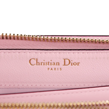 Christian Dior Metallic Bullcalf Diorissimo Voyageur Wallet Champagne 7 of 8