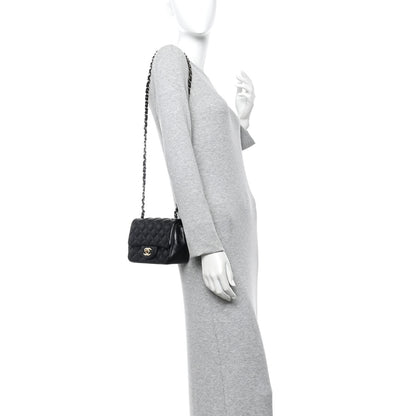 Chanel Lambskin Quilted Mini Square Flap Black 3 of 21