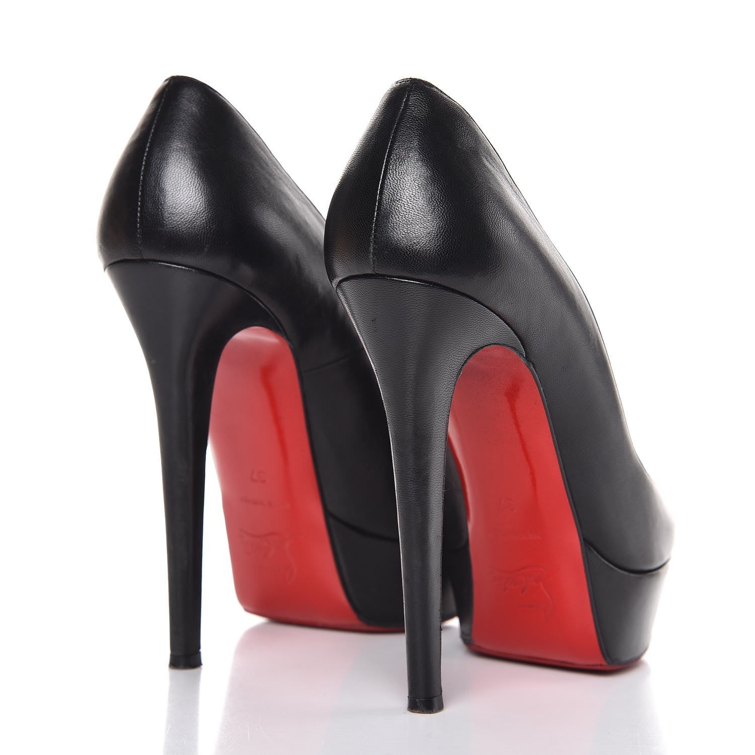 Christian Louboutin Kid Bianca 140 Pumps 37 Black 4 of 10