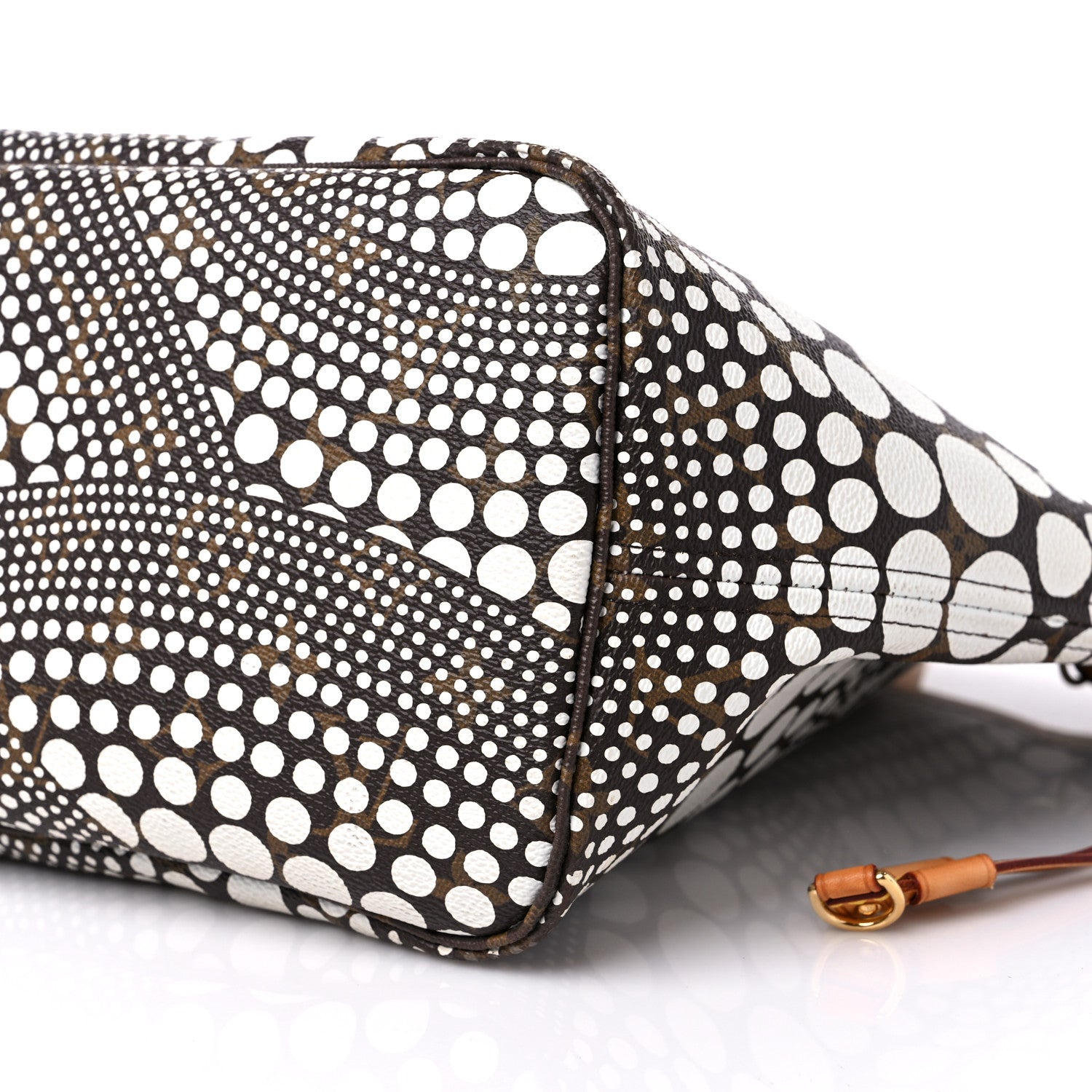Louis Vuitton Monogram Kusama Waves Neverfull MM White 9 of 14