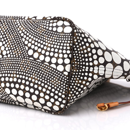 Louis Vuitton Monogram Kusama Waves Neverfull MM White 9 of 14