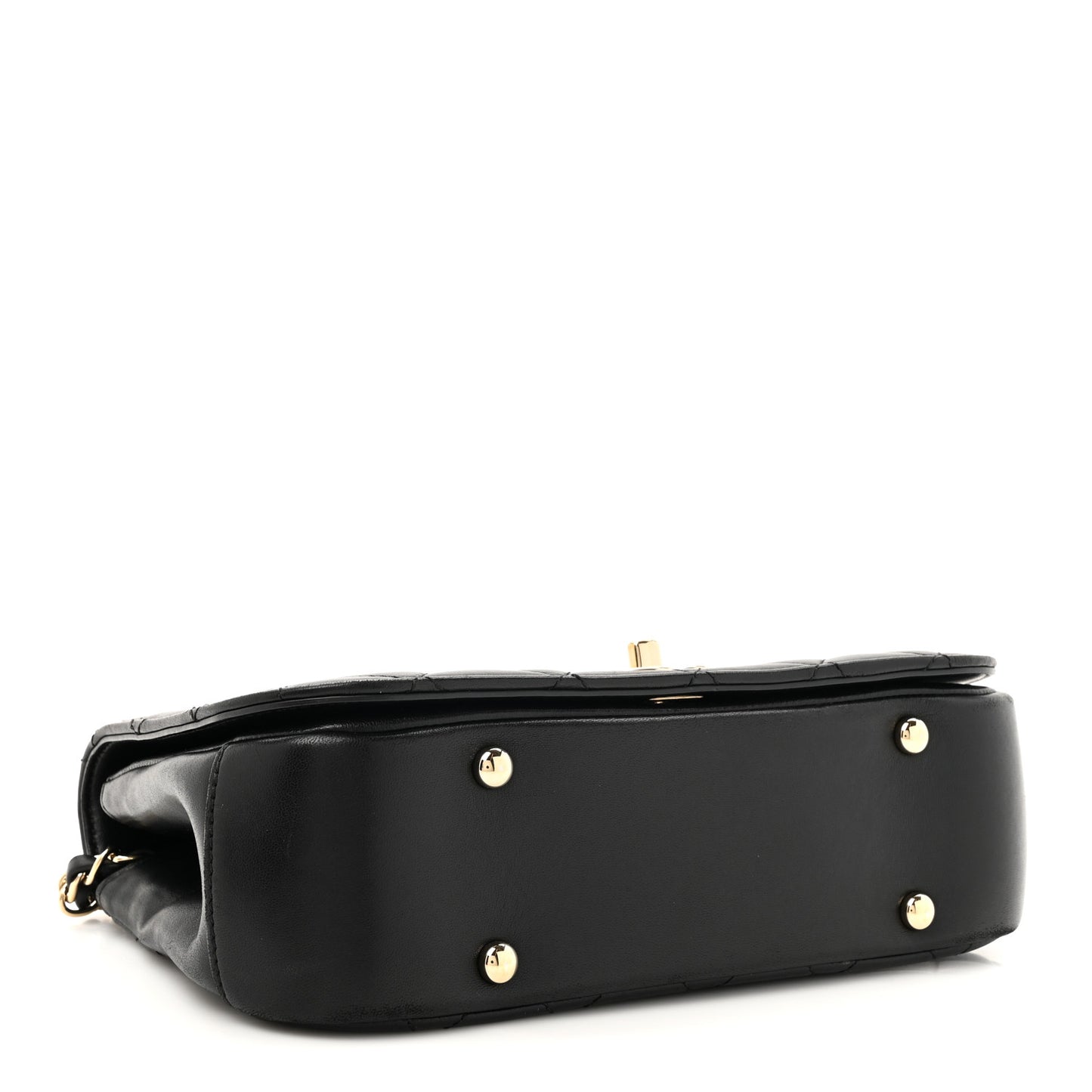 Lambskin Small Carry Chic Flap Black