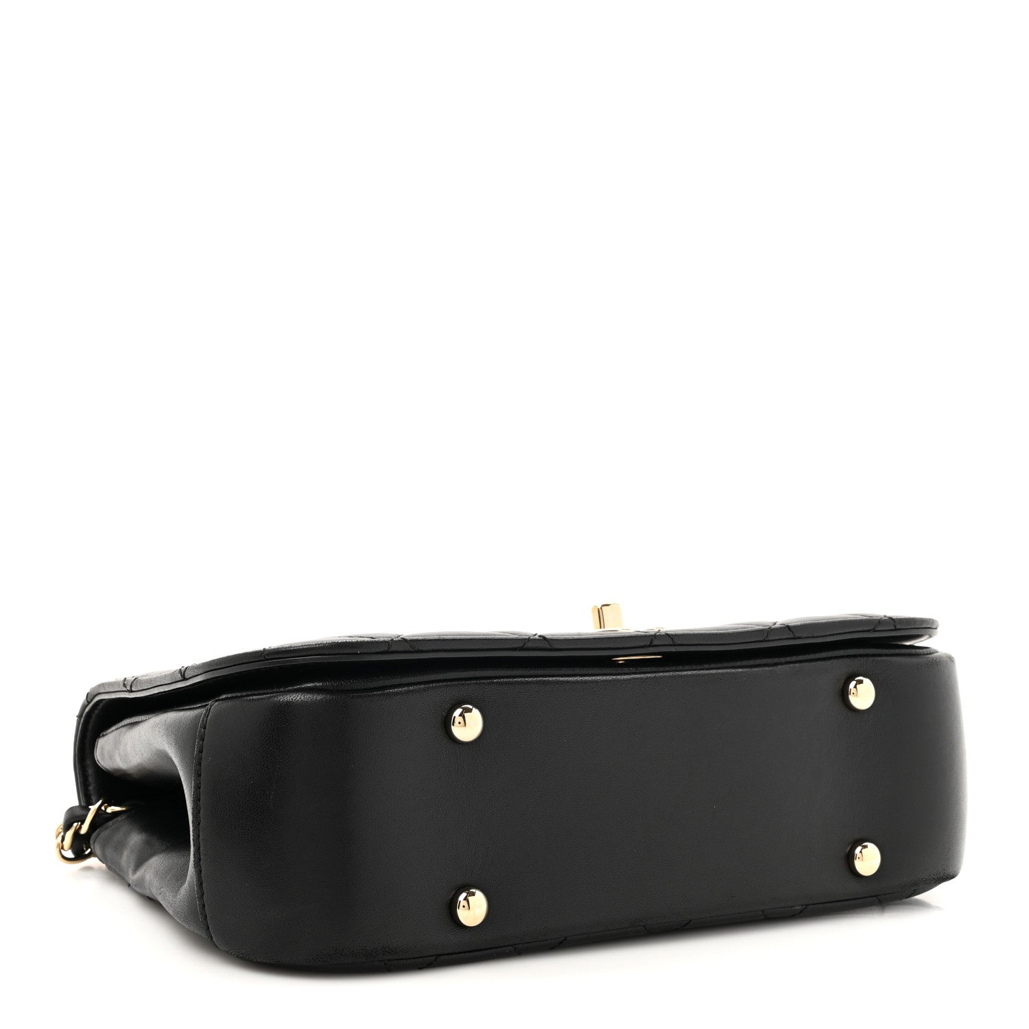 Chanel Lambskin Small Carry Chic Flap Black 4 of 14