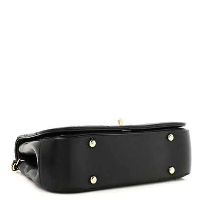 Chanel Lambskin Small Carry Chic Flap Black 4 of 14