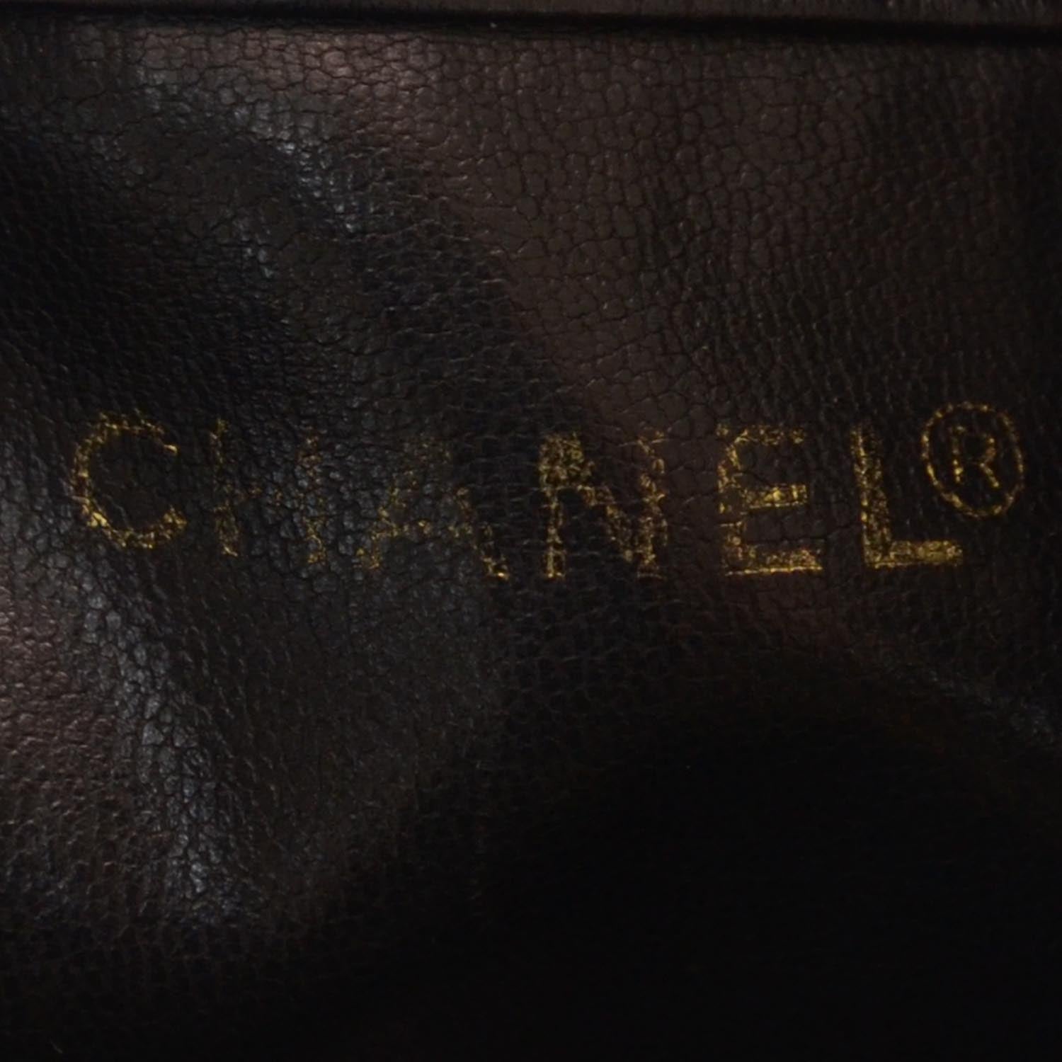 Chanel Caviar CC Drawstring Shoulder Bag Black 6 of 7