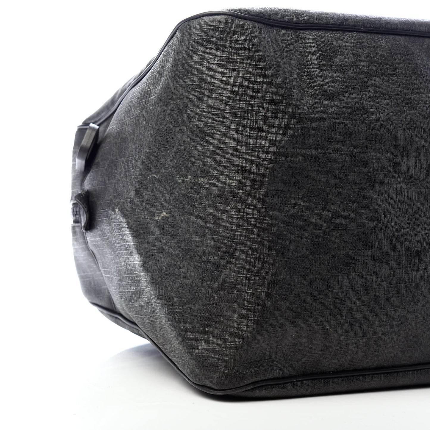 GG Supreme Monogram Large Duffle Black Grey
