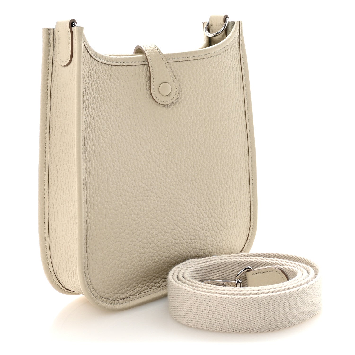 HERMES エヴリン　TPM Hermes Evelyne TPM Bleu de Prusse Clemence Palladium Hardware