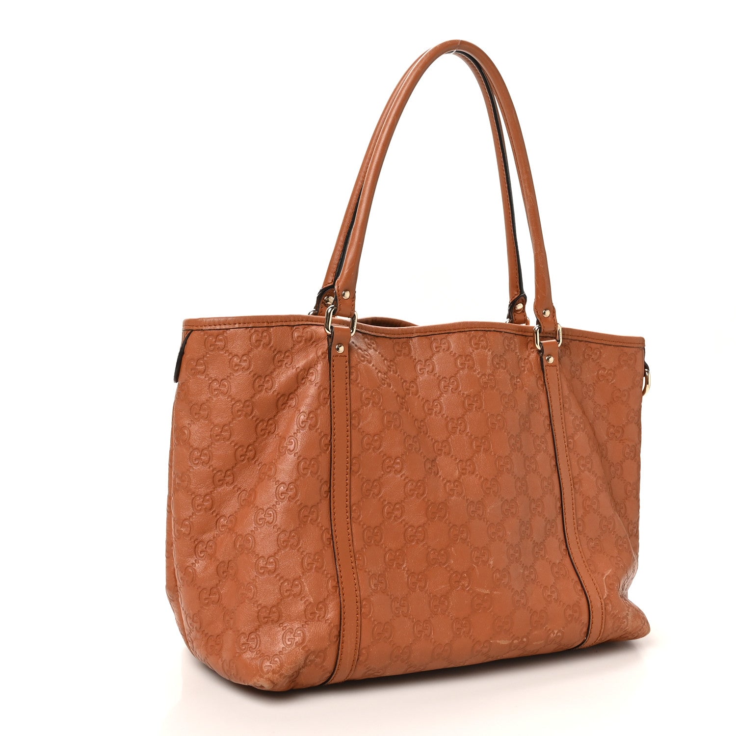 Gucci Guccissima Vitello Tender Medium Joy Tote Saffron 3 of 10